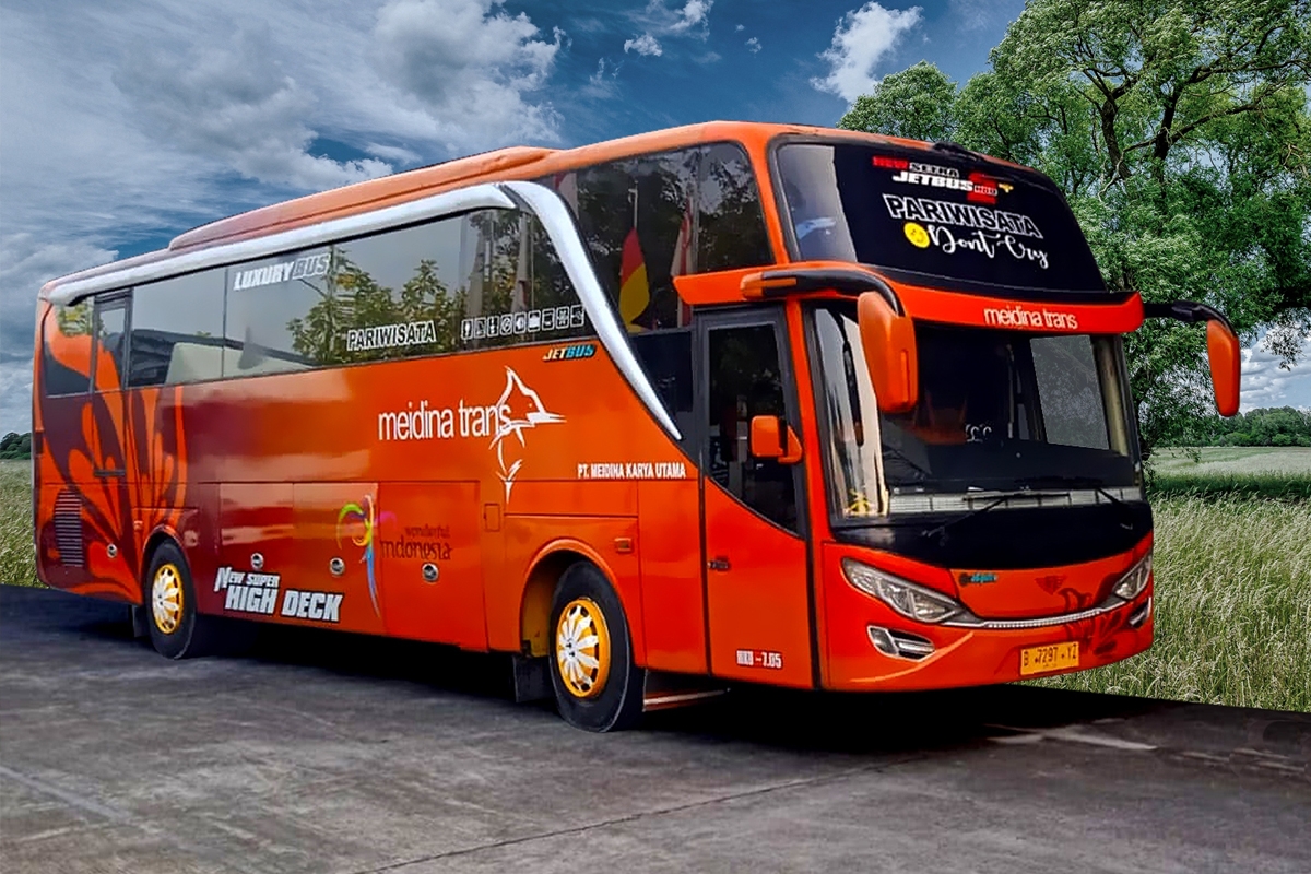 Sewa Big Bus Pariwisata 45 Seats - Meidina Trans